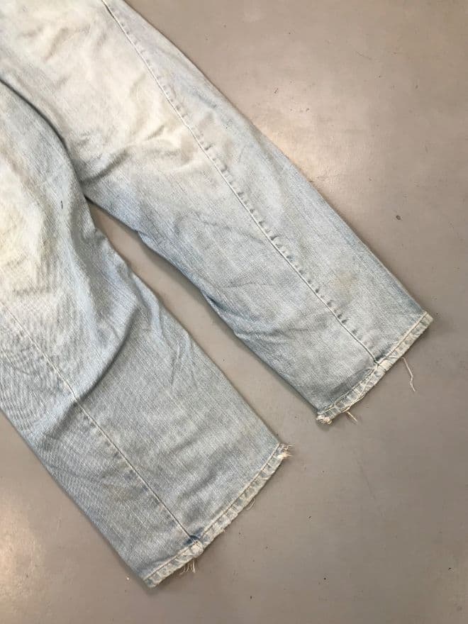 Vintage Levi’s Engineer Jeans With Buckle Belt – Size 32 — image 5 of 11