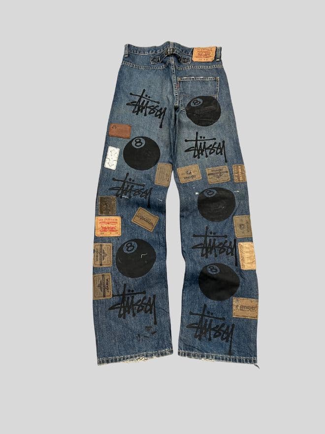 Vintage Levi’s Selvedge Button-Up Denim Jeans – Men’s Size US 28 (EU 44) | Blue — image 12 of 17