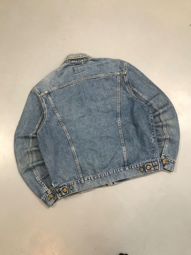 Late 80s Vintage Lee Trucker Denim Jacket (S) thumbnail 3