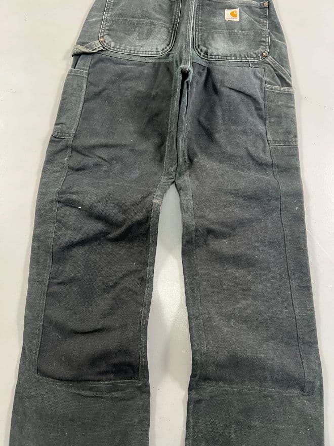 2008 Rare Vintage Carhartt Double Knee Work Pants – Black (Men’s 32) thumbnail 3