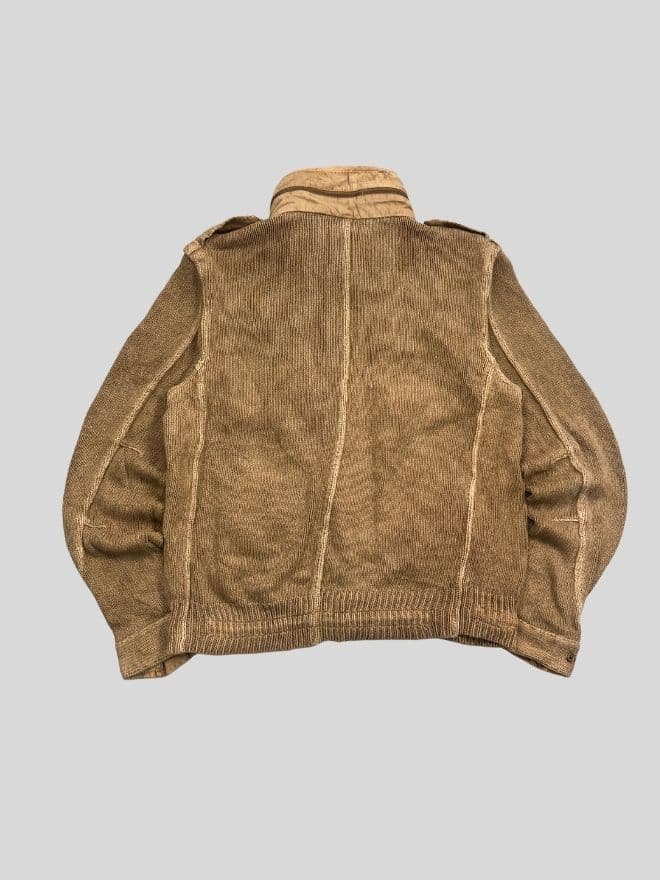 Vintage Polo Ralph Lauren Button Fly Wool Zip-Up Knit | Size Small — image 7 of 7