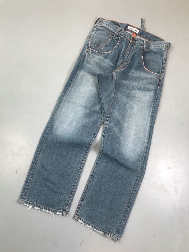 Vintage Levi’s Buckle Belt Dusty Denim – Size 35 — image 15 of 15