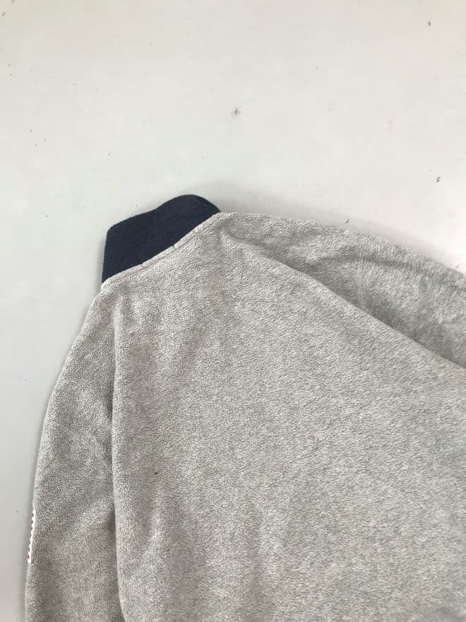 Vintage Polo Ralph Lauren Spell Out Big Pony Knit Sweater — Men’s L — Grey — image 6 of 9