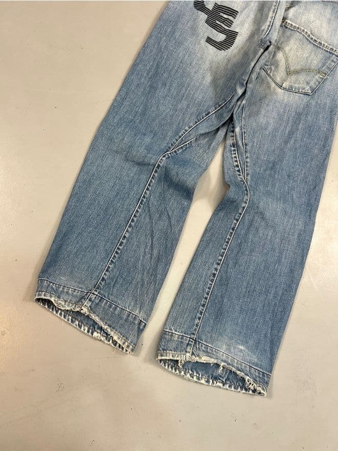 Vintage Levi’s Engineer Jeans With Buckle-Back – Size 32 — image 8 of 11