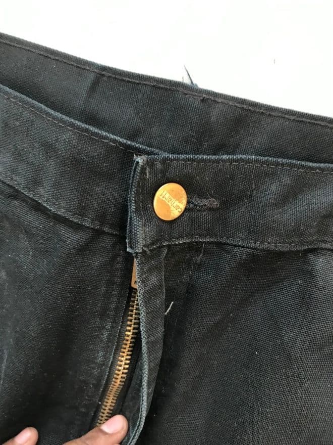 Vintage Carhartt Double Knee Carpenter Denim – Size 34 — image 7 of 11