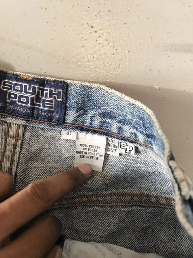 Southpole Vintage Embroidered Carpenter Denim – Blue – Size 28 — image 12 of 16