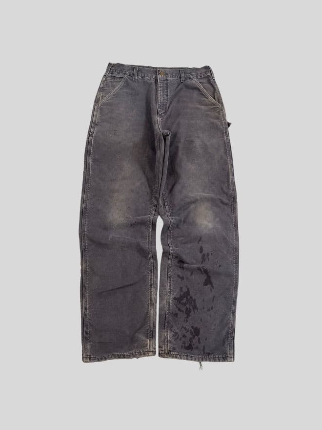 Vintage Carhartt Blanket-Lined Denim Pants — Size 32 — image 10 of 11