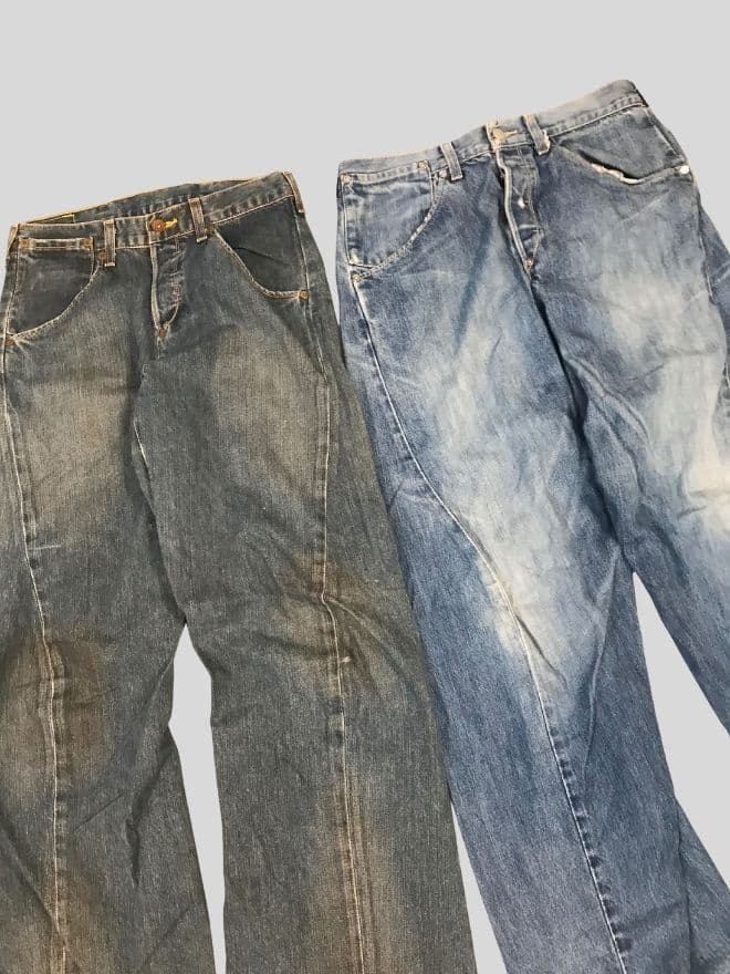 Bundle of 4 Vintage Levi’s Engineer Buckle Belt Denim Pants — image 14 of 19