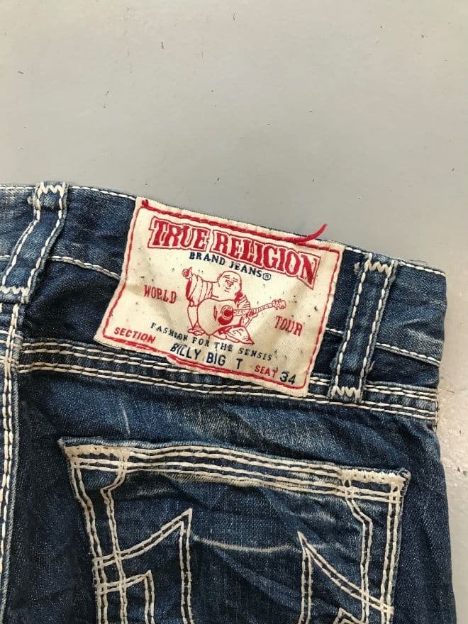 Vintage True Religion Logan Super T Denim – Men’s Size 34x30 — image 7 of 10