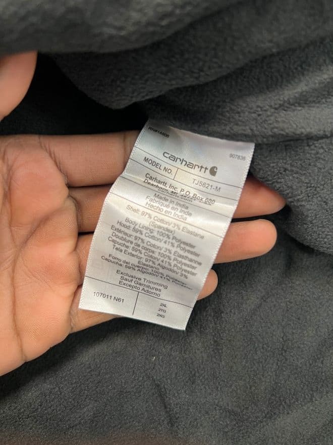 Bundle of Factory Leftover Carhartt Hoodies & Flannel Hooded Jackets — image 26 of 48