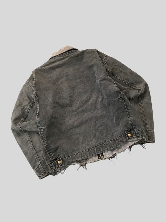Carhartt Vintage 90s J01 BLK Detroit Jacket – Black – Size S — image 7 of 8