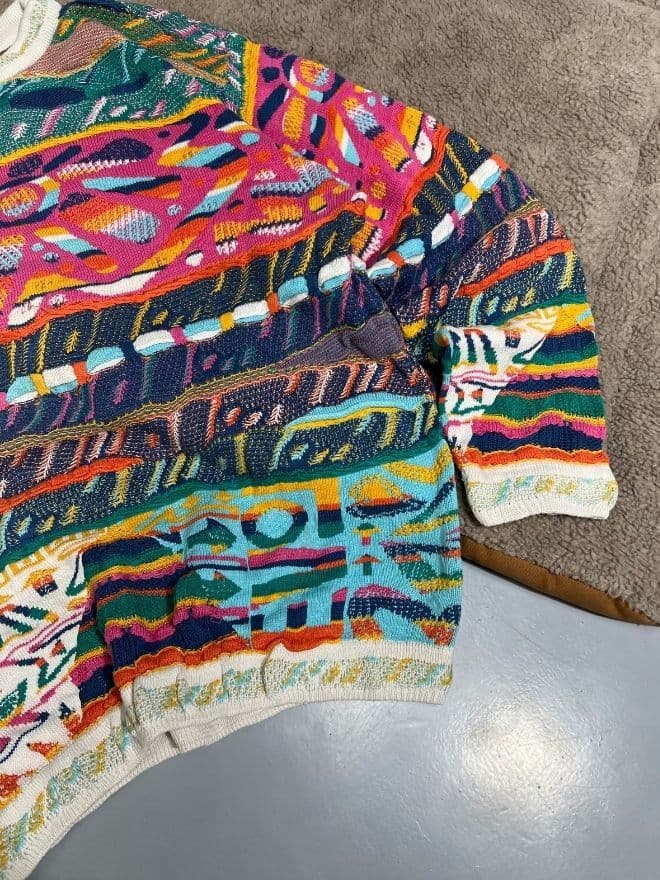 Vintage Coogi 3D Multicolored Knit – Size M — image 5 of 9