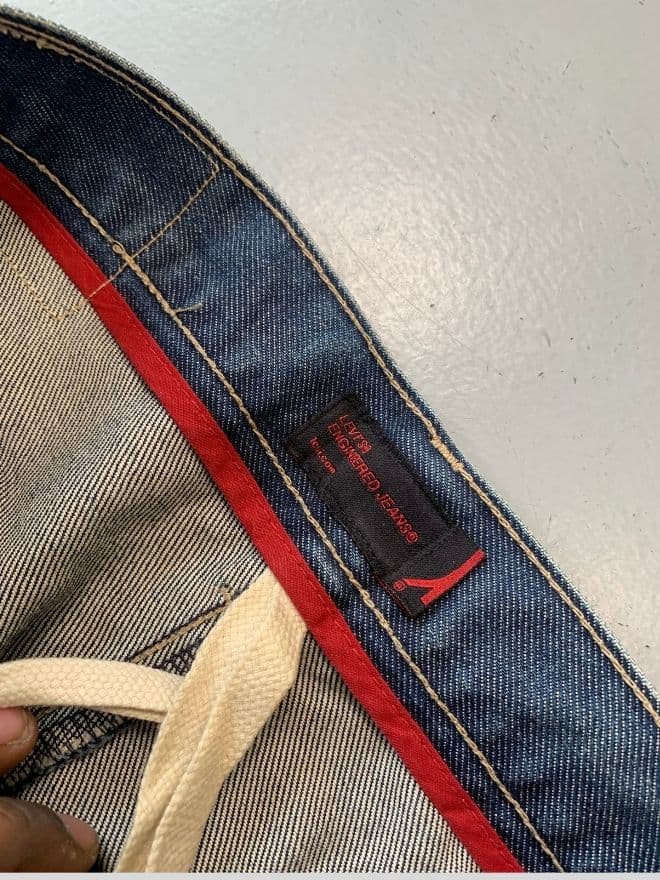 Vintage Levi’s Engineer Jeans Denim — image 5 of 11