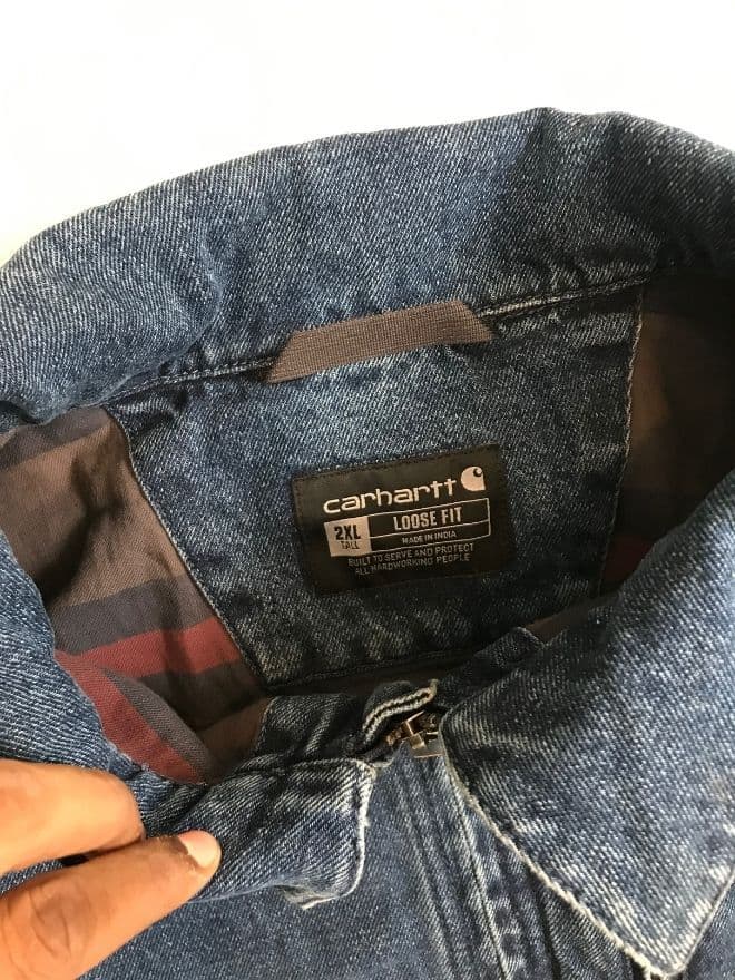 Factory Leftover Vintage Carhartt Detroit Jacket – Size XL — image 8 of 9