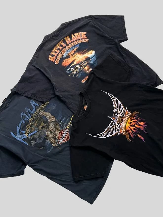 BUNDLE OF Vintage Harley-Davidson T-Shirt thumbnail 3