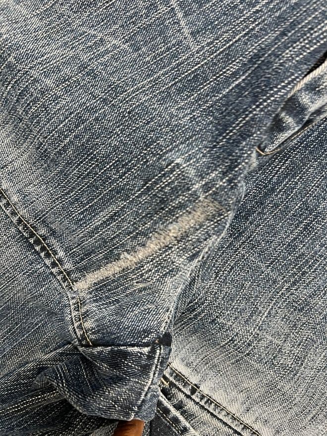 Vintage Marithé + François Girbaud Cargo Denim | Workwear Jeans | Size 34 | Blue — image 13 of 13