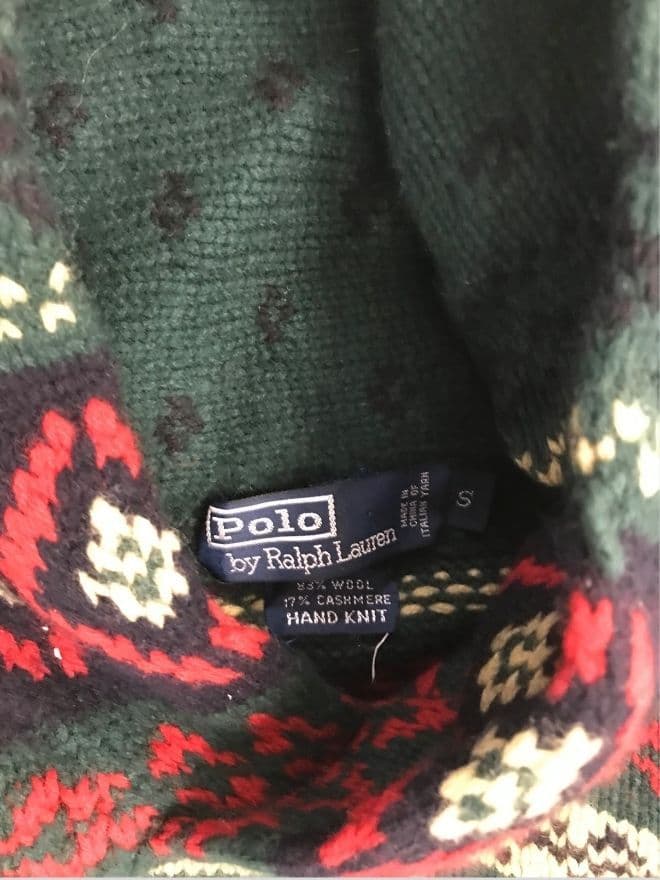 Vintage Polo Ralph Lauren Blue Knit Sweater – Women’s Small — image 7 of 7