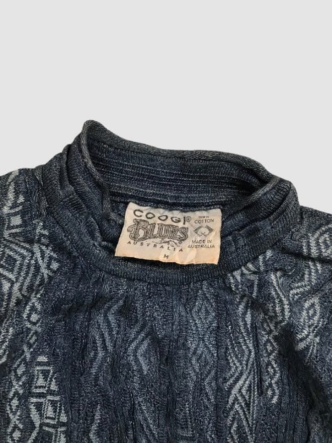 VINTAGE RARE COOGI BLUES 3D KNIT SWEATER thumbnail 3