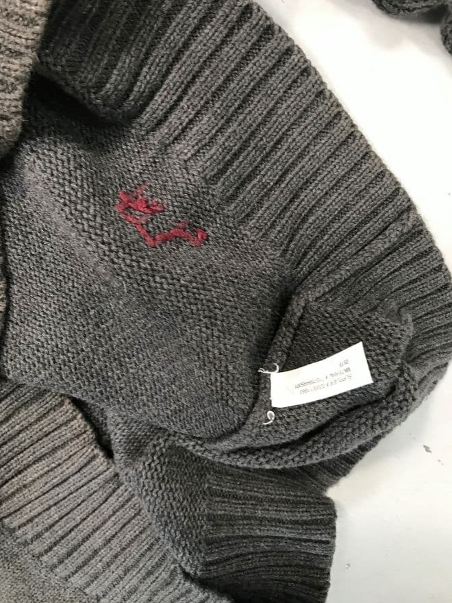 Vintage Polo Ralph Lauren Bear Knit Sweater – Blue – Size M — image 6 of 8