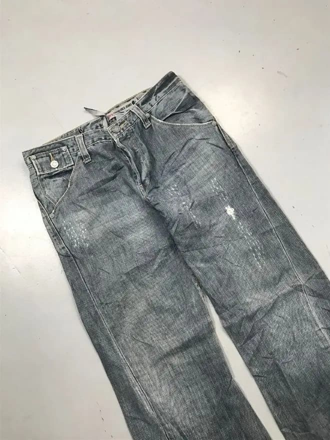 Vintage Levi’s Engineer Jeans Denim – Men’s US 32 / EU 48 – Distressed Blue — image 7 of 8