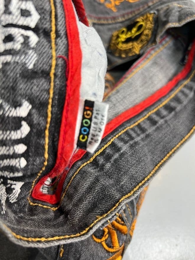 Vintage Coogi Crazy Pattern Embroidered Denim – Men’s 38 — image 5 of 11