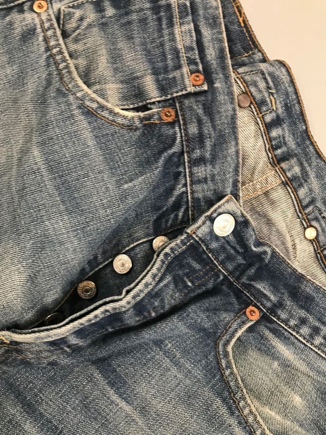 Vintage Levi’s Buckle Belt Denim – Size 28 — image 7 of 9