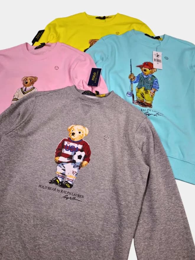BUNDLE OF Ralph Lauren Polo Bear Sweatshirts — image 5 of 7