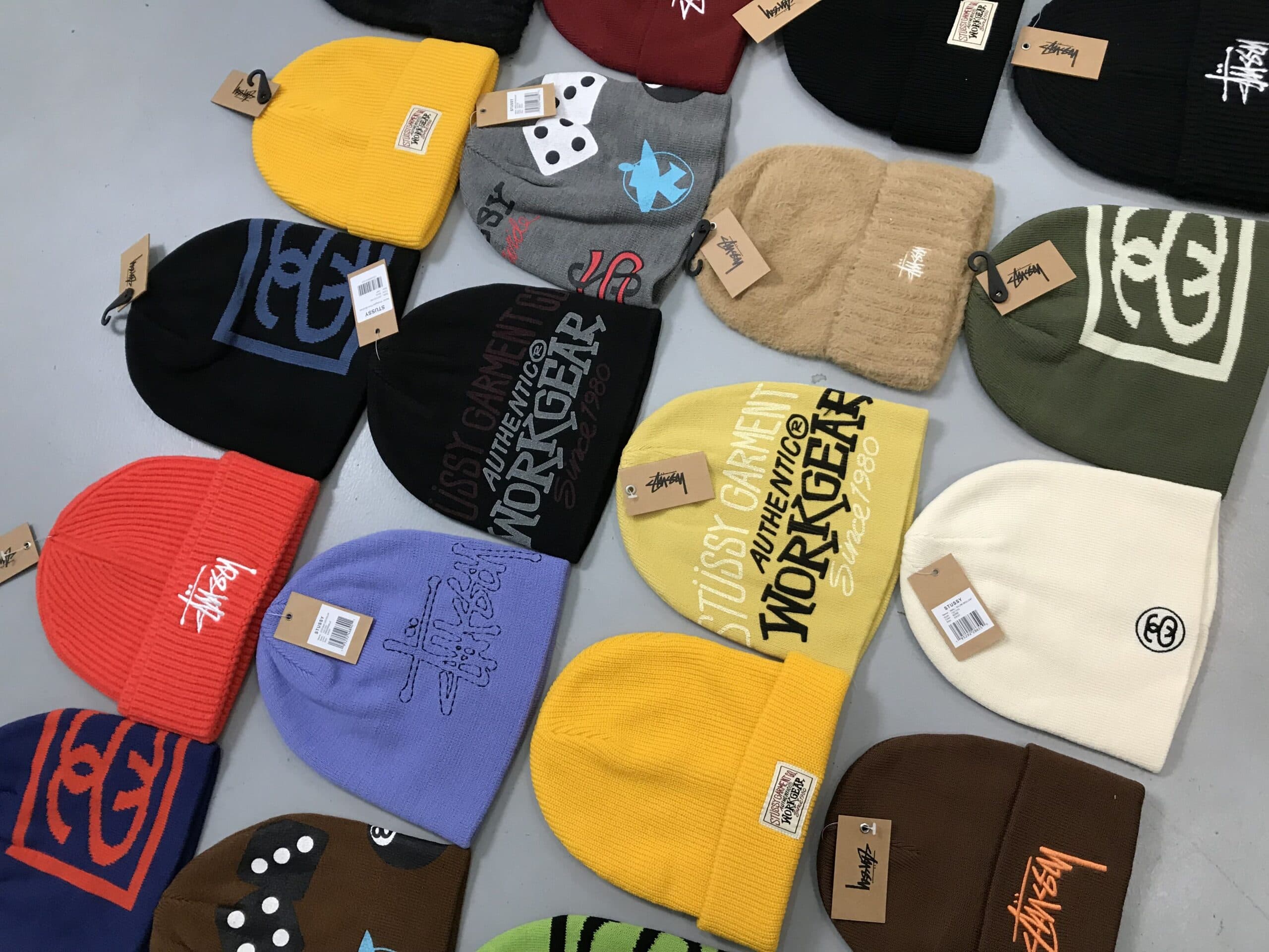 Bundle of Factory Leftover Stüssy Beanie  Caps – (20pcs) — image 6 of 12