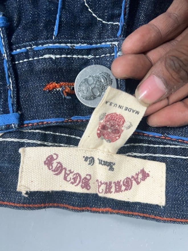 Vintage Laguna Beach Patched Denim – Blue (Men’s 36 / EU 52) — image 5 of 9