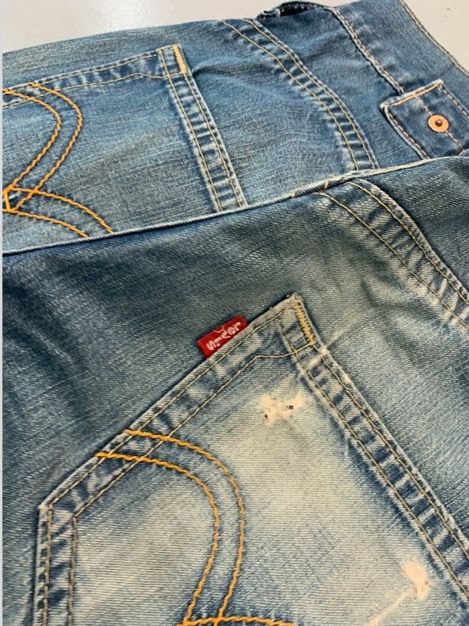 Levi's Vintage Engineer Jeans – Size 30 (US) / 46 (EU) – Blue Denim – Distressed — image 8 of 14