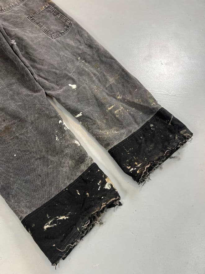 Vintage Carhartt Quilted Lined Double Knee Carpenter Denim – Black (Men’s 36) — image 7 of 7