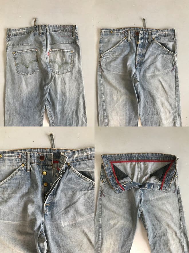 Bundle of 3pcs of Vintage Levi’s Engineer Jeans Denim — image 5 of 16