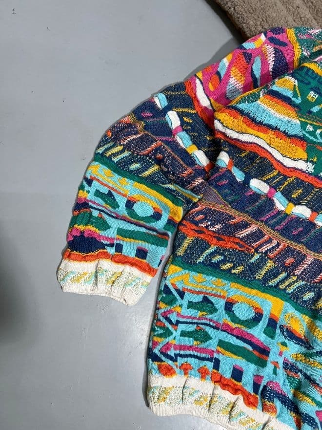 Vintage Coogi 3D Multicolored Knit – Size M — image 7 of 9