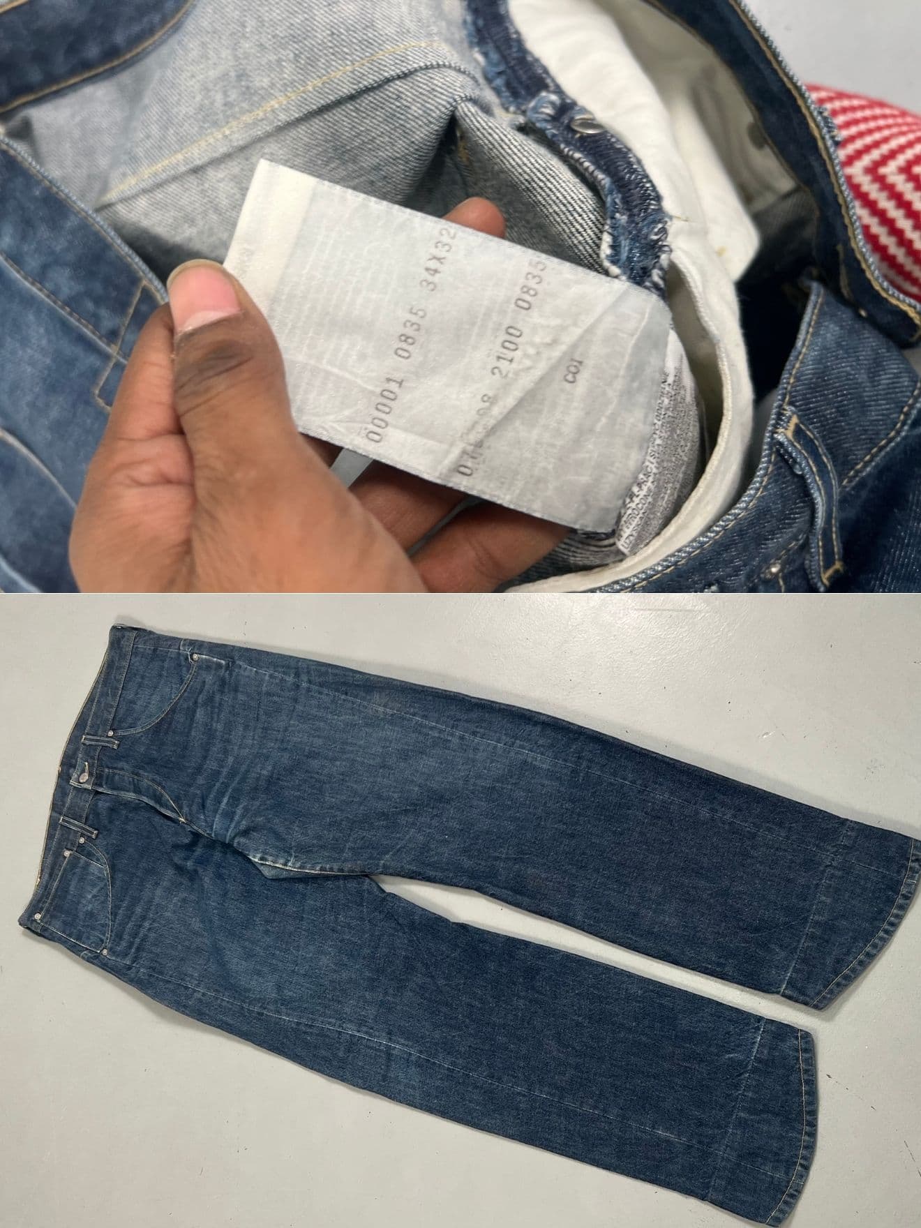 Vintage Levi’s Engineer Jeans Denim – Size US 36 / EU 52 — image 10 of 10