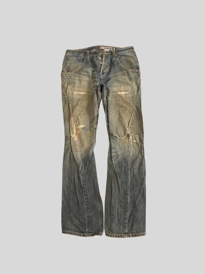 Bundle of 3pcs of Vintage Levi’s Engineer Jeans Denim — image 12 of 16