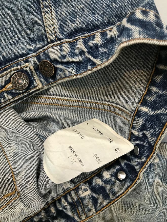 Late 80s Vintage Lee Trucker Denim Jacket (S) — image 5 of 9