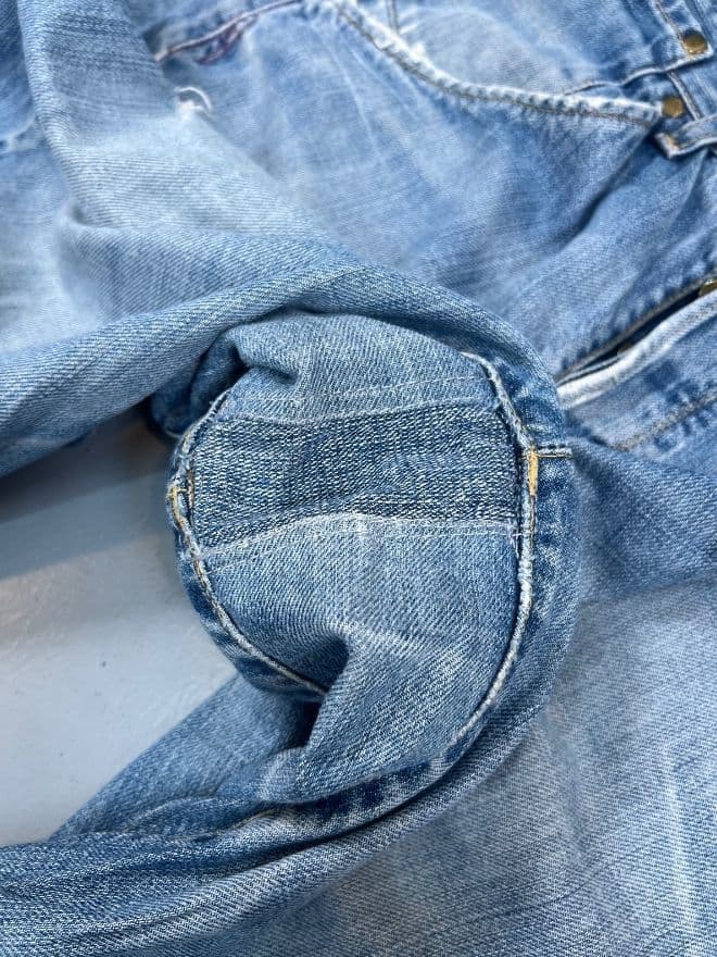 Vintage Levi’s Engineer Jeans With Buckle-Back – Size 32 — image 7 of 11