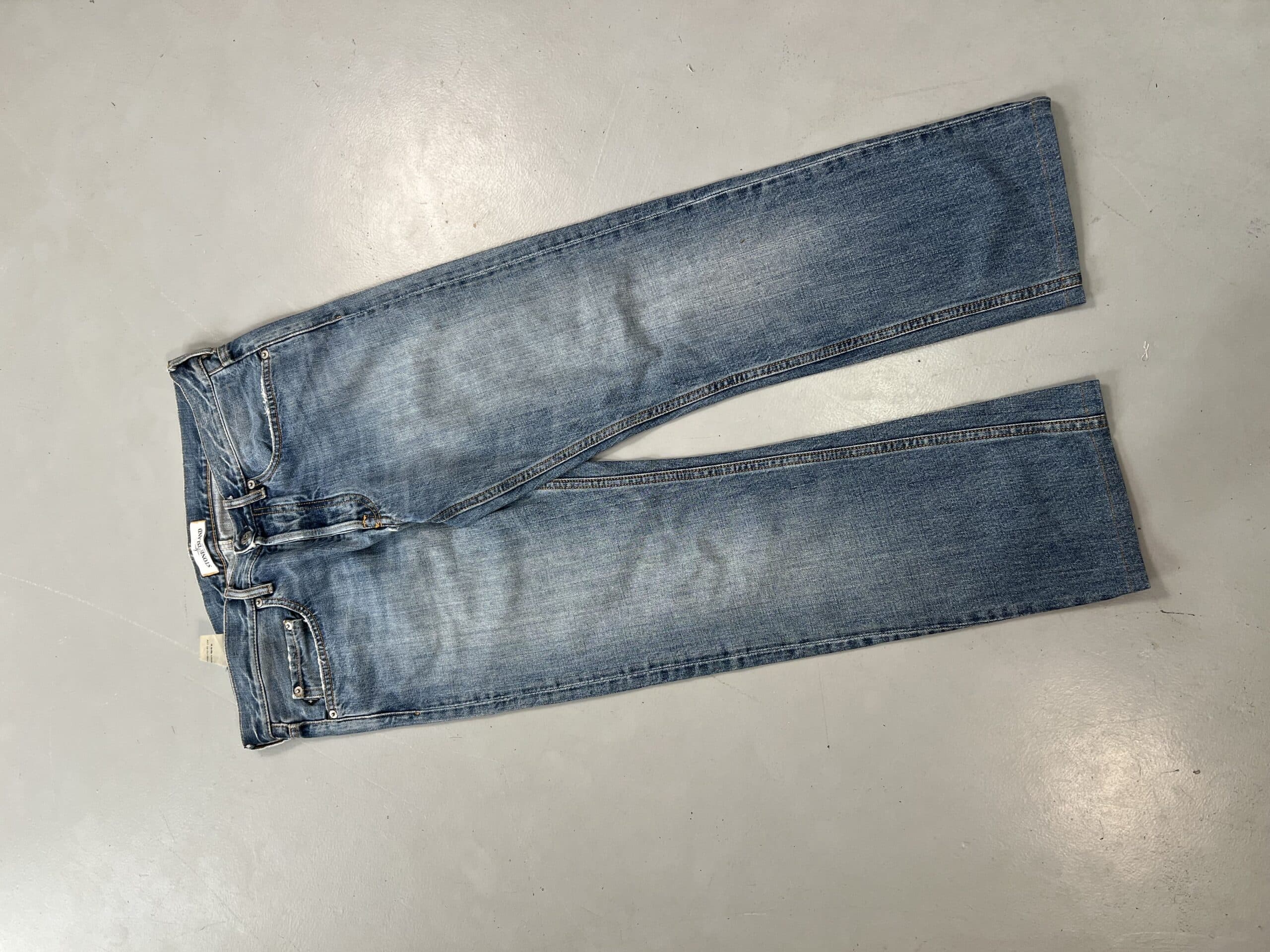Super Rare Vintage Stone Island Straight Fit Denim Jeans – Made in Italy (Size 34) — image 10 of 11