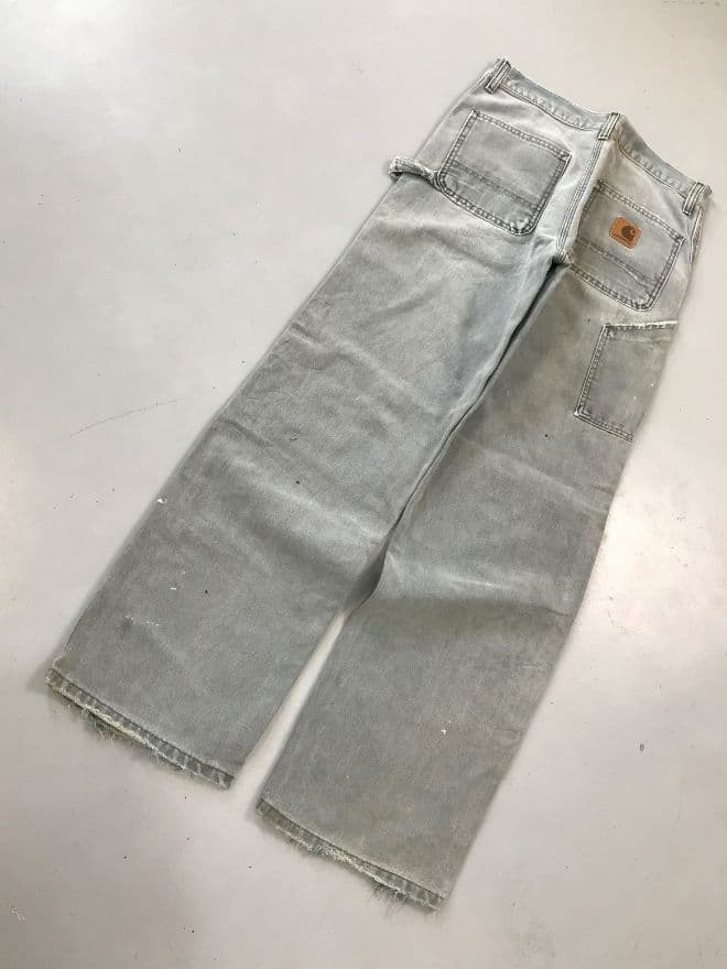 Vintage Carhartt B11 MDT Carpenter Workwear Denim – Size 30 — image 5 of 9