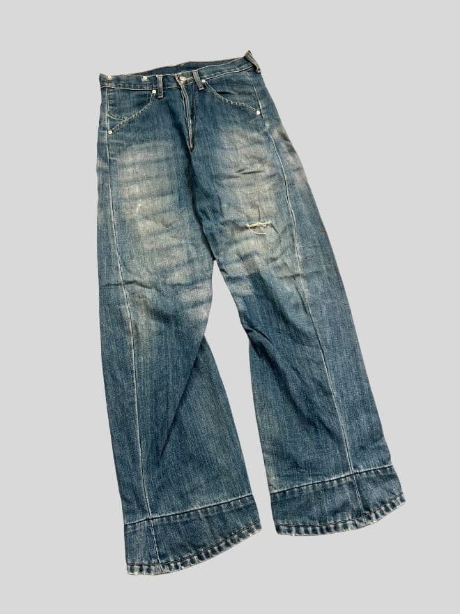 Vintage Levi’s Engineer Jeans Denim – Men’s Size US 28 thumbnail 4