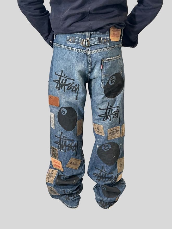 Vintage Levi’s Selvedge Button-Up Denim Jeans – Men’s Size US 28 (EU 44) | Blue — image 14 of 17
