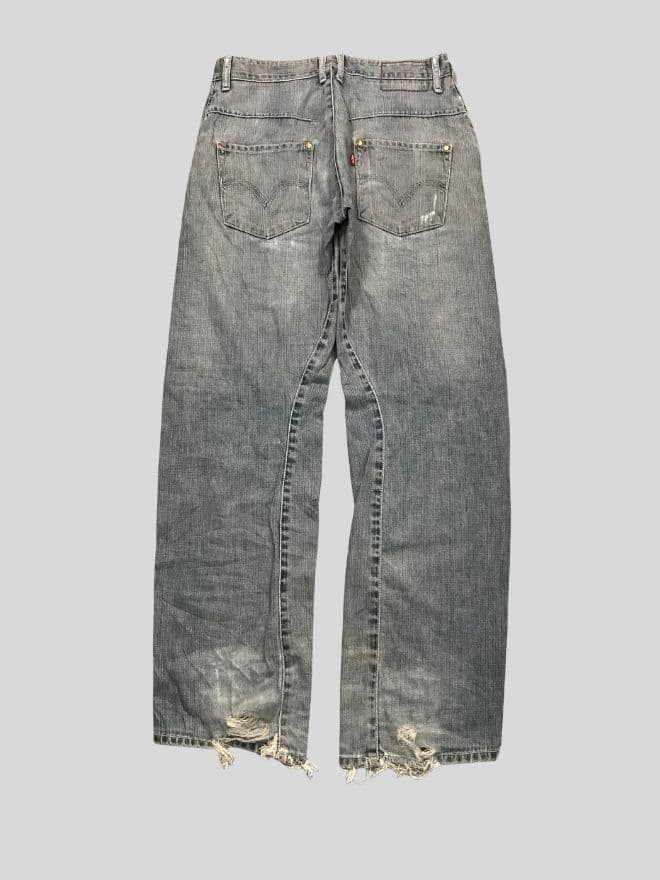 Vintage Levi’s Engineer Jeans – Blue Denim | Size 30 — image 5 of 7