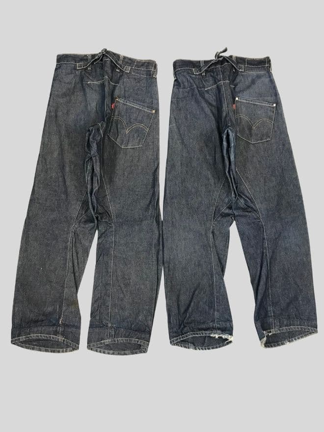 Bundle of 4 Vintage Levi’s Engineer Buckle Belt Denim Pants — image 10 of 19