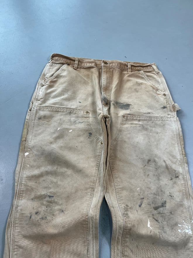 Vintage Carhartt B136 Double Knee Carpenter Denim — image 8 of 13