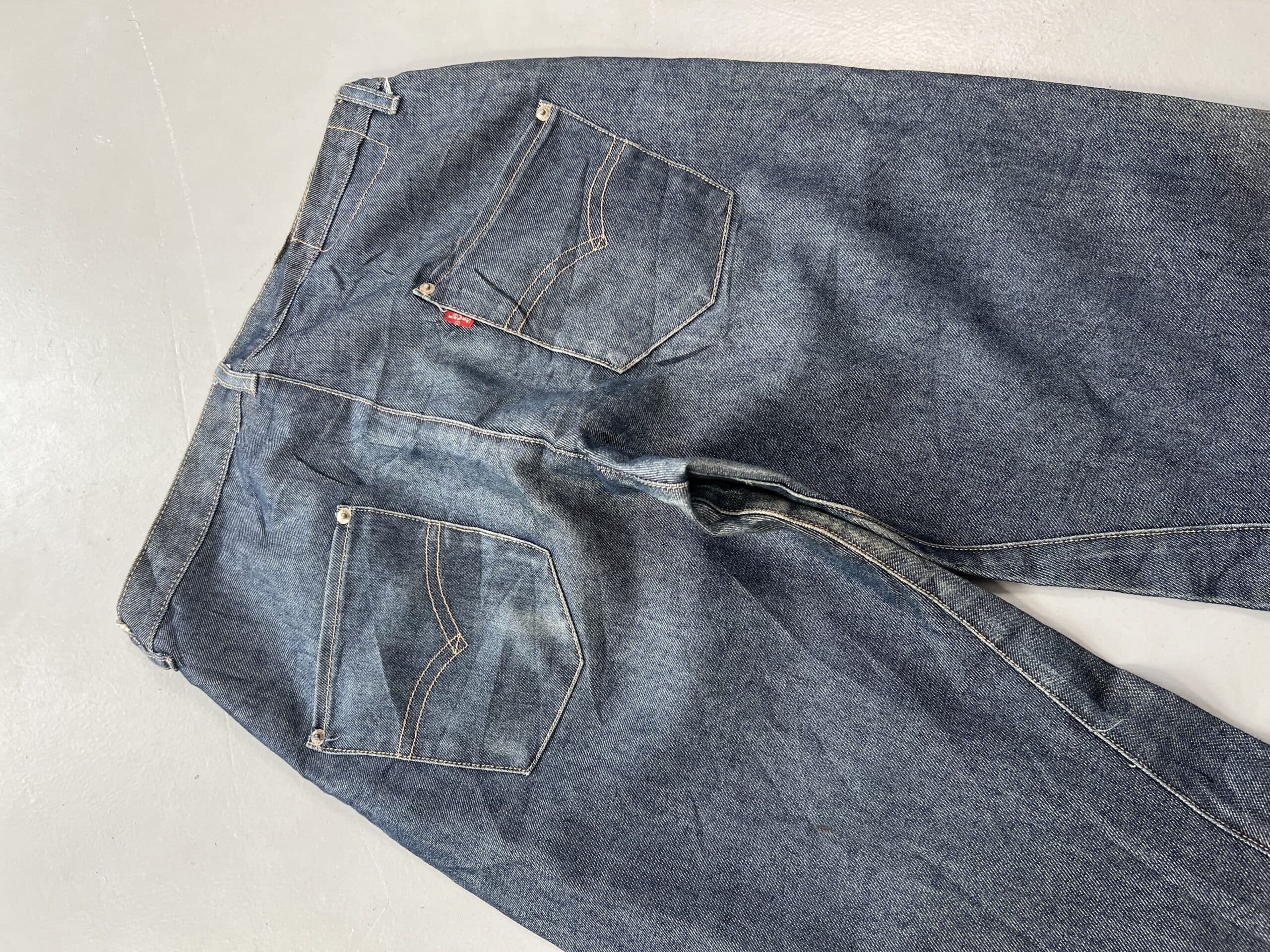 Vintage Levi’s Engineer Jeans Buckle Denim – Blue Workwear (Size 31) — image 7 of 10