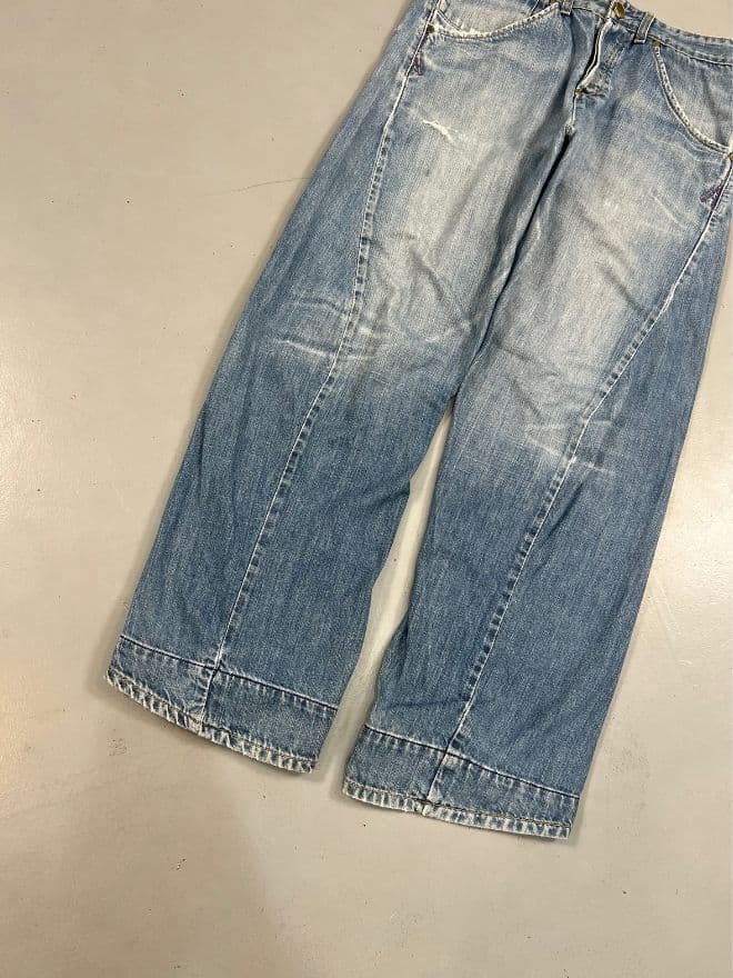 Vintage Levi’s Engineer Jeans With Buckle-Back – Size 32 — image 10 of 11