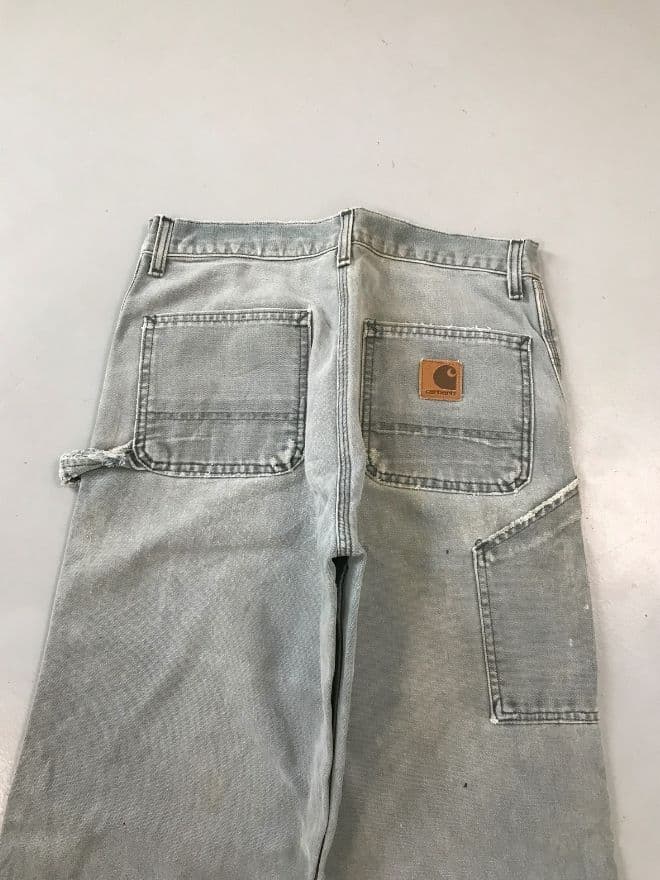 Vintage Carhartt B11 MDT Carpenter Workwear Denim – Size 30 — image 9 of 9