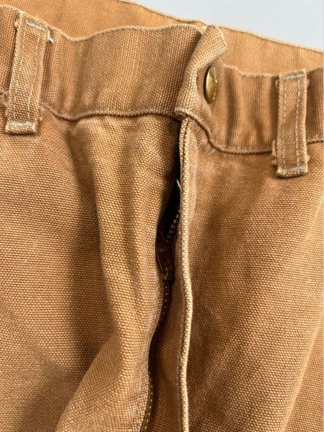 Vintage Carhartt B01 BRN Double Knee Workwear Denim | Size 50 — image 10 of 11