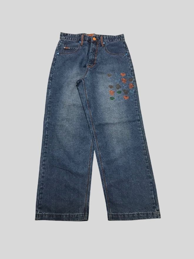 Vintage Southpole Embroidered Baggy Denim — image 6 of 11