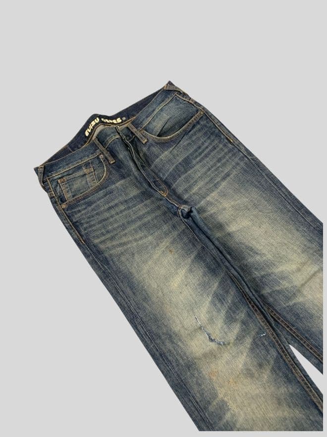 Vintage Evisu Inspired Selvedge Loose Fit Denim — image 9 of 11